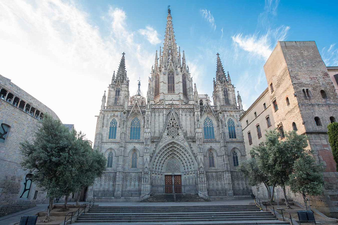The cathedral of Barcelona - Santa Eulalia and the Holy Cross
