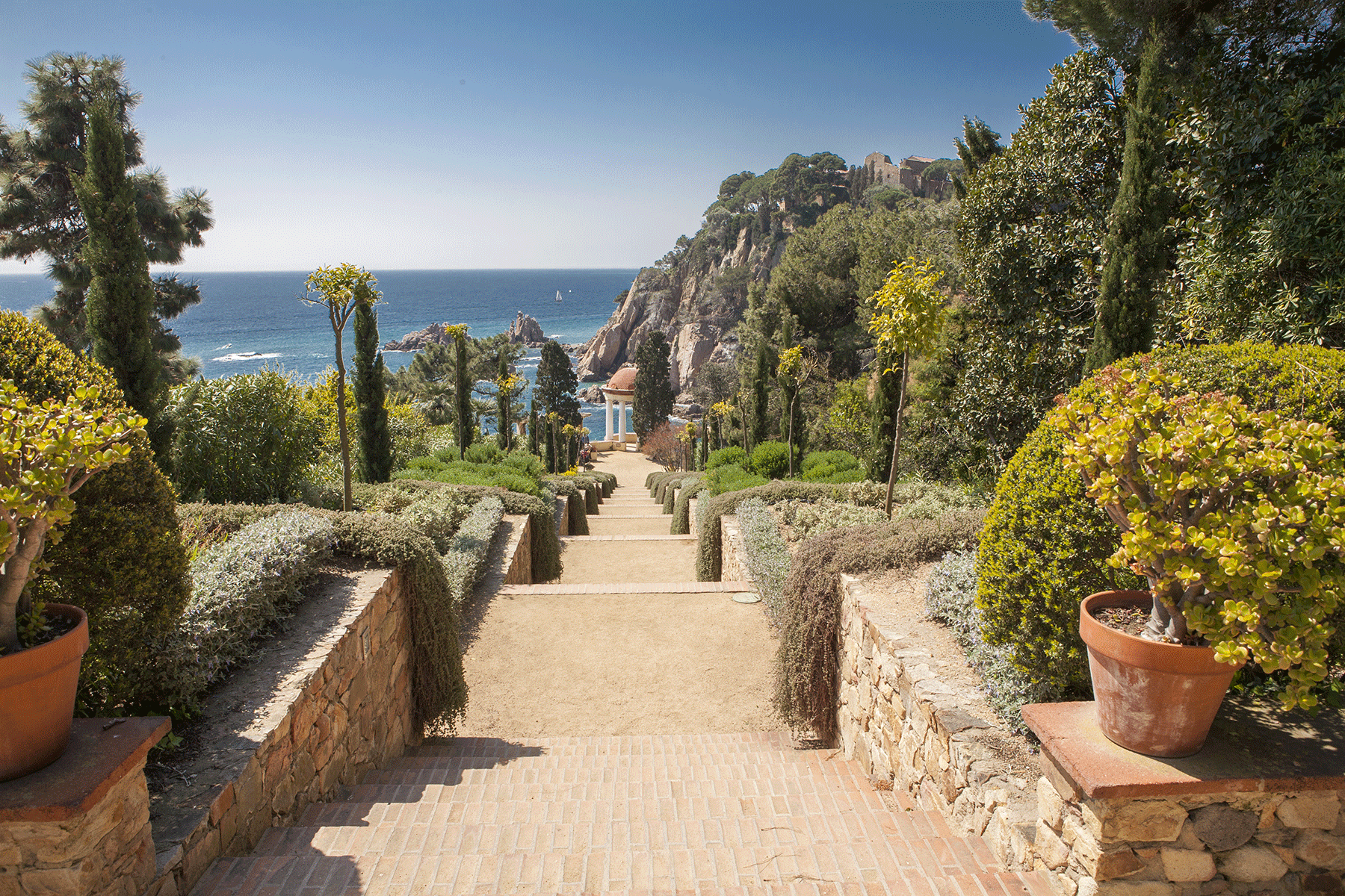 Gardens outside Barcelona, Marimurtra, Costa Brava