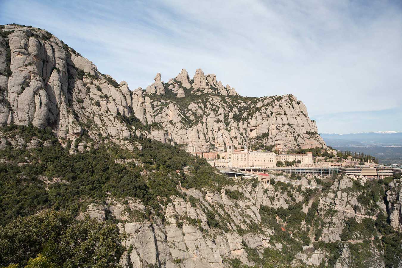 Montserrat, south-west of Barcelona