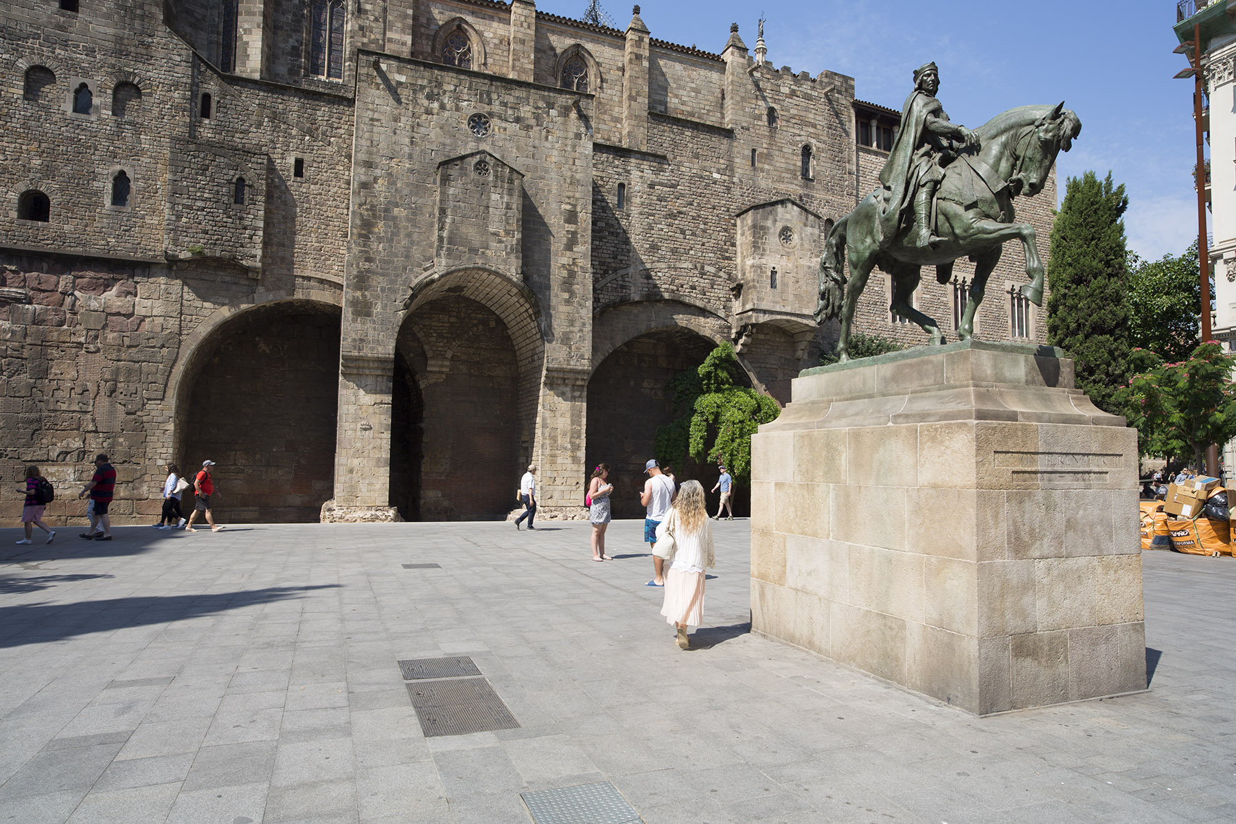 Berenguer IV in the gothic quarter