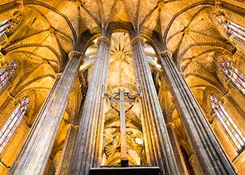 The cathedral of Barcelona