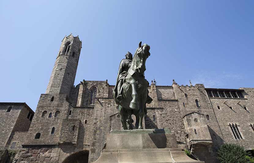 Royal Palace Barcelona and Ramon Berenguer the great