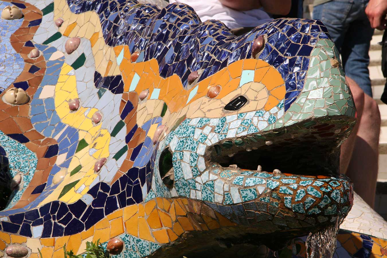 El dragón en el Park Güell