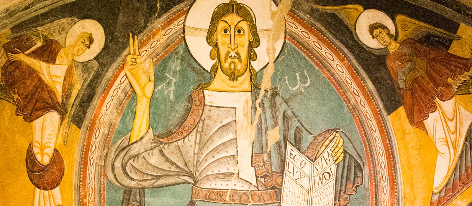 romansk fresco MNAC Pantokrator