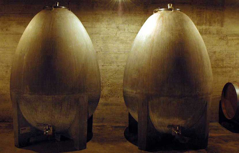 Clos Mogador clay tanks