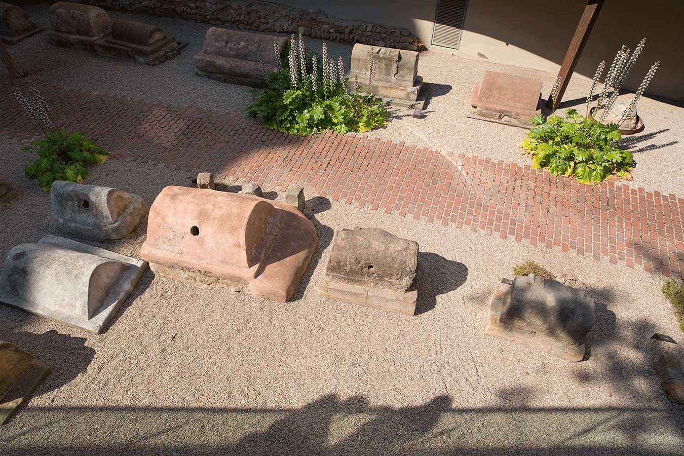 Roman graveyard in Barcelona