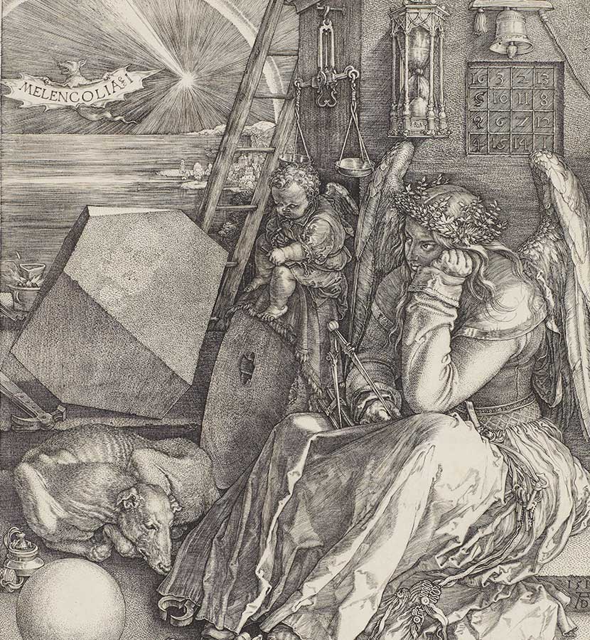 Albrech Dürer's Melancolia I from 1514 