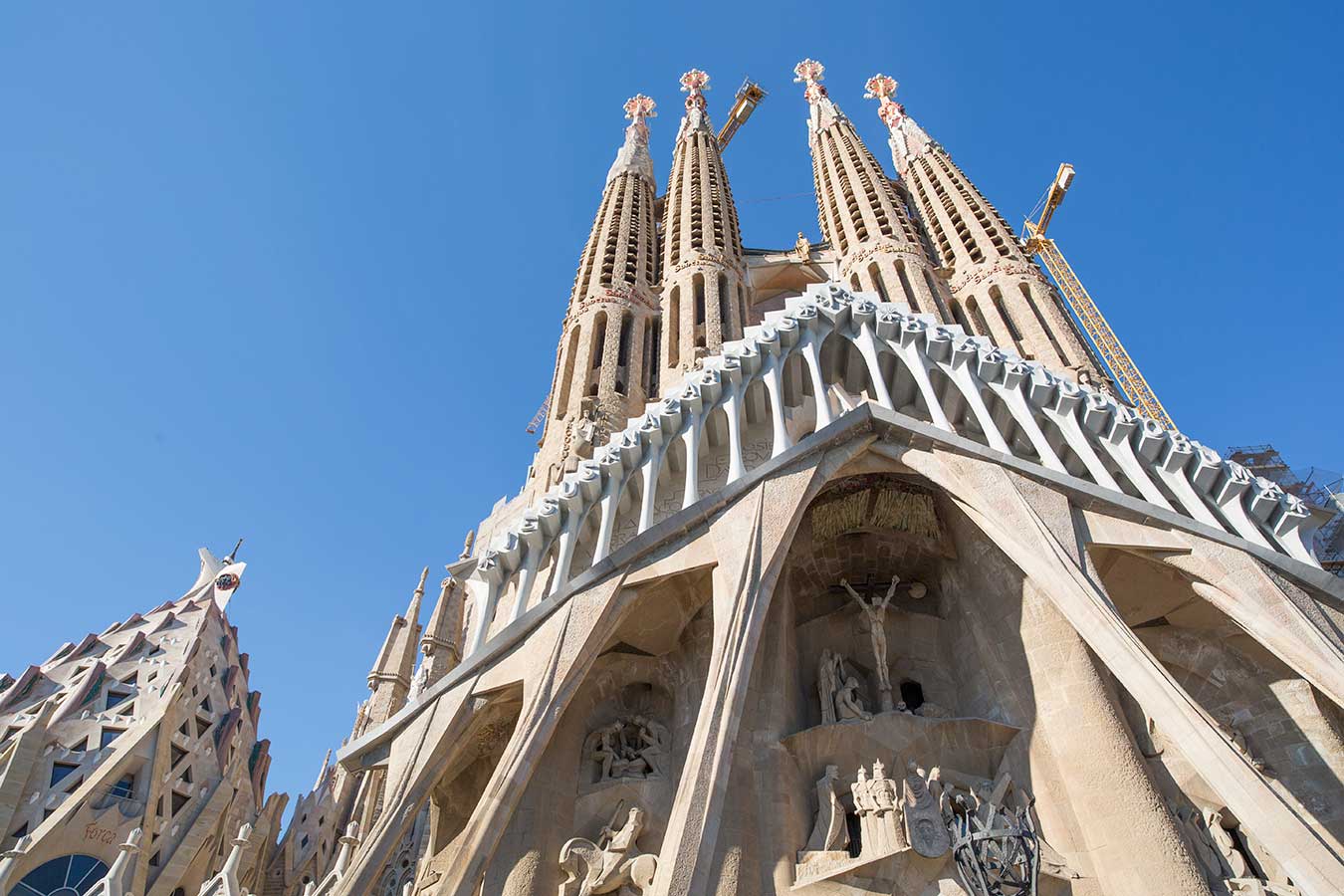 The Passion Facade of Sagrada Familia