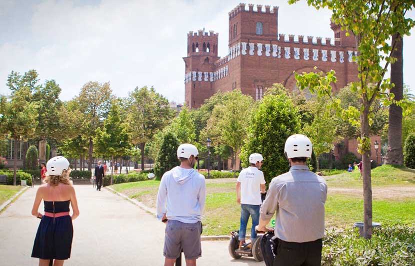 Segway Barcelona park